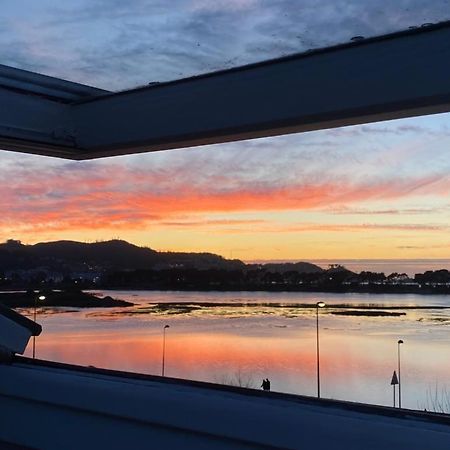 Atico Muy Luminoso E Increibles Vistas Apartment Baiona Bagian luar foto