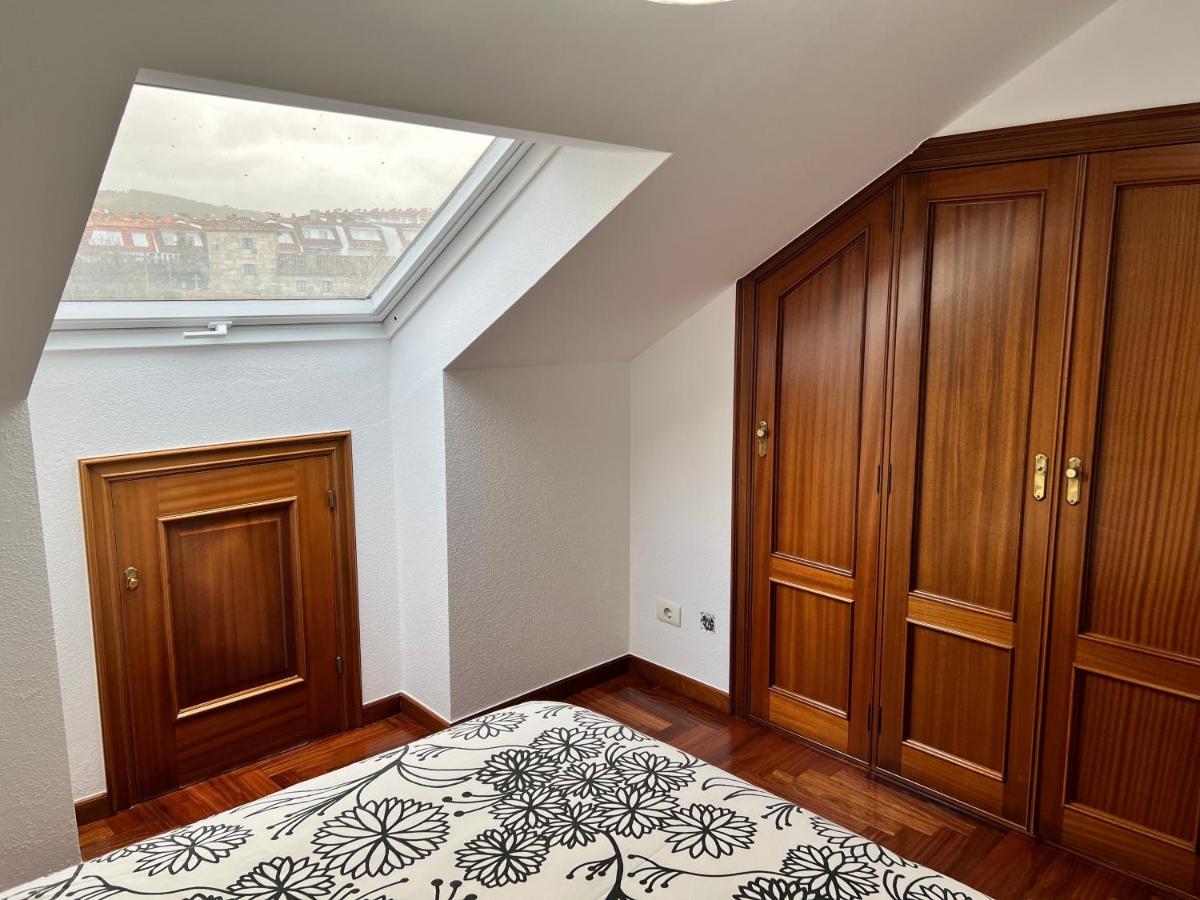Atico Muy Luminoso E Increibles Vistas Apartment Baiona Bagian luar foto